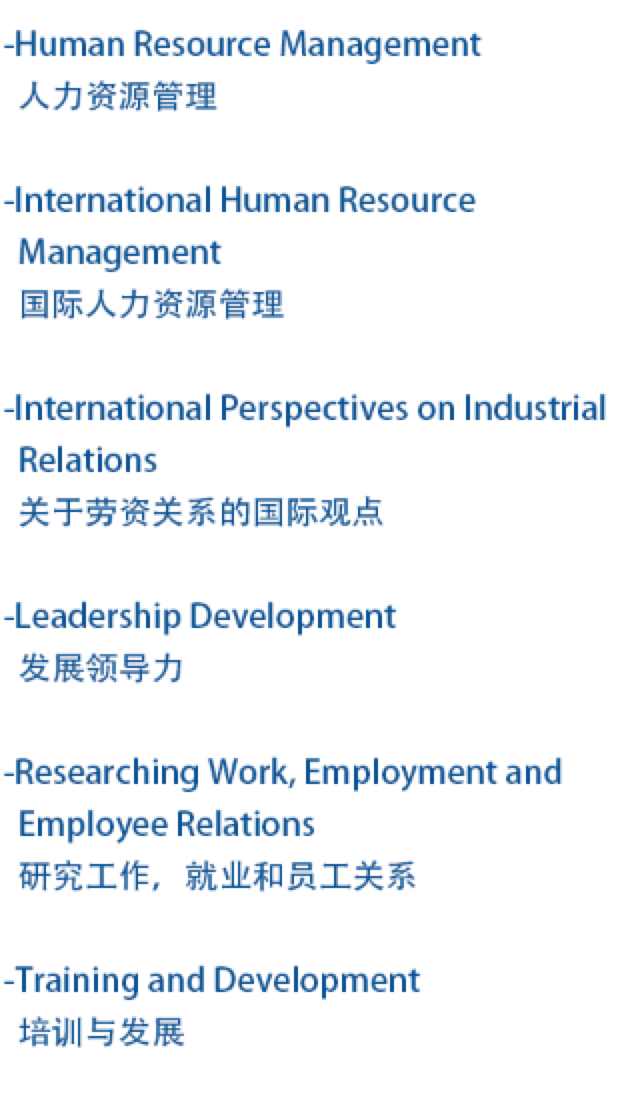 伯明翰大学人力资源管理硕士申请条件