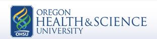 俄勒冈健康与科学大学 logo